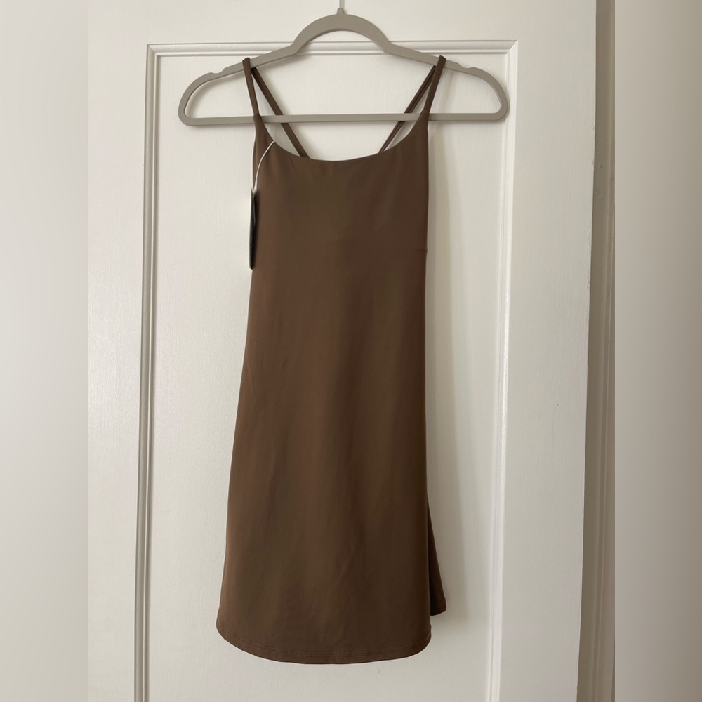 Halara Women’s Active Mini Dress | Size XS | Color Deep Earth (Medium Brown)
